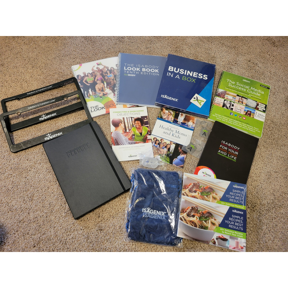 Isagenix Planner, Black, Journal, One size